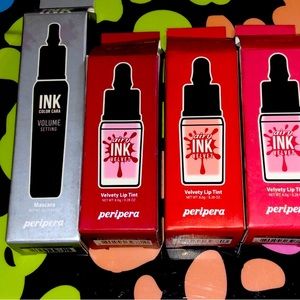 Peripera make up lot of 4 lipsticks